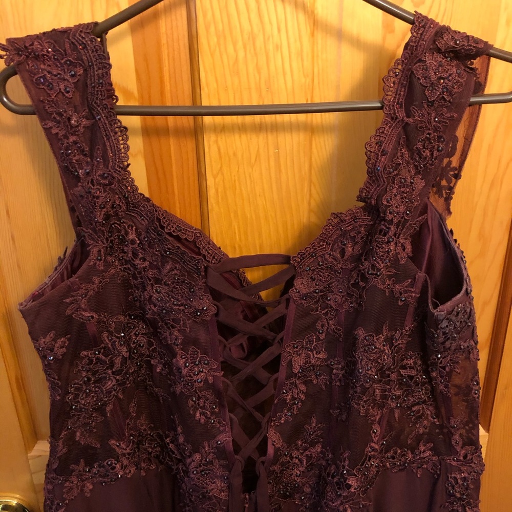 An off the shoulder Clarisse long prom dress - Picture 2 of 6